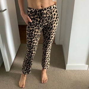 Zara leopard print trouser pant. NWOT size small